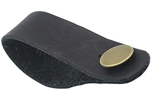 Mobestech Guitar Neck Strap Tie Universal Headstock Adapter with Black Ultra-fiber Material for Acoustic