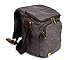 Small Camera Bag/Case, Vintage Canvase Leather Trim DSLR SLR Camera Shoulder Messenger Sling Bag