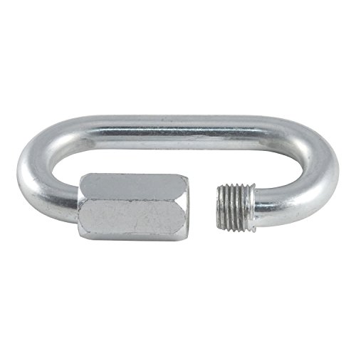 CURT 82932 Threaded Quick Link Trailer Safety Chain Hook Carabiner Clip
