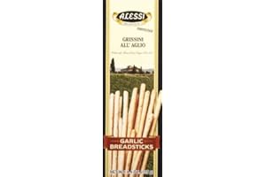 ALESSI BREADSTICK THIN GARLIC, 4.4 OZ by Alessi