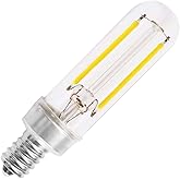SATCO S21340 2.8 Watt 120 Volt T6 LED Light Bulb; Clear; E12 Candelabra Base; 90 CRI; 2700K