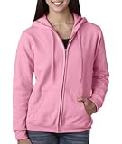 Gildan womens Heavy Blend 8 oz. 50/50 Full-Zip Hood(G186FL)-AZALEA-2XL