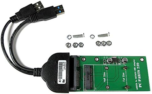 mSATA SSD 27/50mm to Dual Power USB3.0 or 2.5" SATA3.0 SSD Converter Adapter PC PARTS 239 007