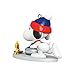 Hallmark Mini-Winter Fun with Snoopy #21 Curling Keepsake Christmas Ornaments
