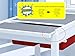 UTEX 2-in 1 Kids Large Table with Storage for Older Kids, Construction Table for Kids,Boys,Girls, White