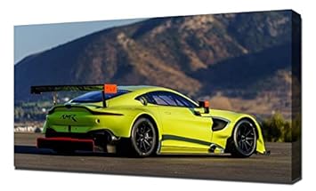 2018 Aston Martin Vantage GTE 4K Art Print, Canvas, 60 x 90 x 5 cm