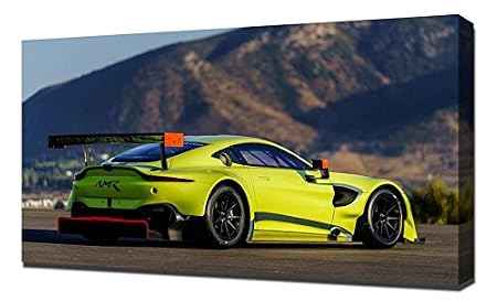 2018 Aston Martin Vantage GTE 4K Art Print, Canvas, 60 x 90 x 5 cm 