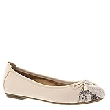Vionic with Orthaheel Technology Women's Minna Ballet Flat,Light Tan,US 9 M