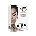 Vivo Per Lei Diamond Eye Mask Patch for Dark Circles, Wrinkles and Discoloration | Anti-Aging Sheet Mask with Collagen, Hyaluronic Acid, Seaweed, and Diamond Powder (Pack of 12)