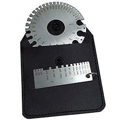 ZeeDix Wire Gauge Measuring Tool (2 Pcs) - Round