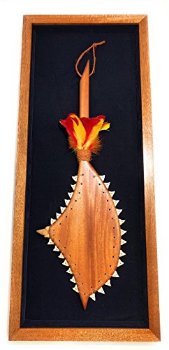 Koa Shadow box w/ Sledge Hammer 42"X 18" - Navy Velvet - Made In Hawaii | #koasb12