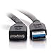 C2G Legrand USB A Male to Micro B Male Cable, USB A to Micro USB, USB 3.0 Cable, 3.28 Foot (1 Meter) Data Transfer Cable, Black USB Cord, 1 Count, C2G 54176