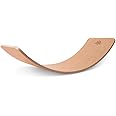 Kinderfeets, Kinderboard, Waldorf Original Wooden Balance Board for Toddlers, Kids, Teens, Adults -Wobble Balance Board - Kids Wooden Toys Learning Toys - Rocker Board Yoga and Exercise