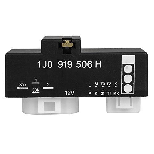 PartsSquare 1J0919506H Cooling Fan Control Module Replacement for VW Golf & Jetta 1999/Replacement for VW Beetle 1998 1999/Audi A4 Quattro 1999/Audi TT Quattro & Audi TT 2000