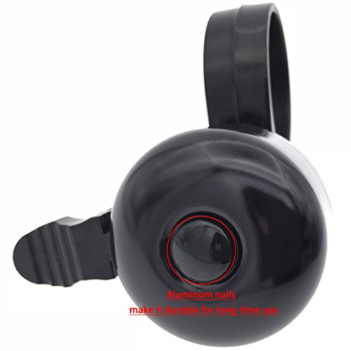 ARTHEALTH Bike Bell Aluminum Alloy Bicycle Bell Loud Sound Handlebar Safety Horn Bike Ring For Cycling Bicycle Horn Mountain Bike Road Bike Fit 31.8 - Thumbnail 5