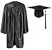 GraduationMall Shiny Kindergarten & Preschool Graduation Gown Cap Set with 2025 Tassel