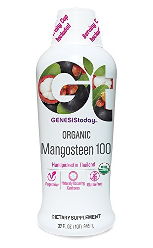 Genesis Today, Organic Mangosteen 100, 32 Ounce