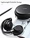 Active Noise Cancelling Headphones, VIPEX Bluetooth Headphones Wireless Headphone Over Ear with Microphone Hi-Fi Sound Deep Bass, Fast Charge, 30 Hours Playtime for Work Travel