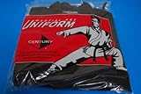 Century Martial Arts Karate Uniform with Belt Light Weight Black Cotton Elastic Waistband & Drawstring Size 000-7 for Adult & Children (Size 3 110-140lb 5ft 1in - 5ft 6in)