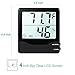 ORIA Digital Hygrometer Thermometer, Indoor Thermometer Humidity Monitor, Temperature Humidity Gauge Meter, with Comfort Indicators, Min and Max Records, for Home, Office, Greenhouse, Room