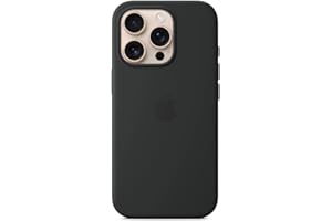 Apple iPhone 16 Pro Silicone Case with MagSafe and Camera Control: Lightweight Phone Case, Wireless Charging Compatible, Smooth Matte Finish; Black