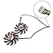 FD7010H12S 75mm VGA Video Card Dual Fan For Sapphire HD7850 HD6930 0.35A 40mm 4Pin Power Connector