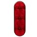 Blazer C561RTM LED 6-Inch Oval Stop, Tail, Turn Light with Grommet and Plug, Red