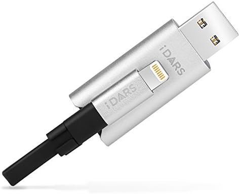 Lightning USB Flash Drive with USB 3.1 Charging Cables Super High-speed SHERRY IOS SD Card Reader External Hard Drive for iPhone iPad iPod Max Up to 265GB [ Apple MFI Certified ] (Without SD Card)