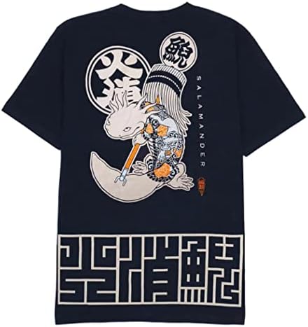 Japanese Design T-Shirts (Discharge Print Series/Salamander UN