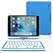 Snugg Ultra Slim 360 Degree Rotatable Keyboard Case with Bluetooth Connectivity for Apple iPad Mini 4 Retina - Blue