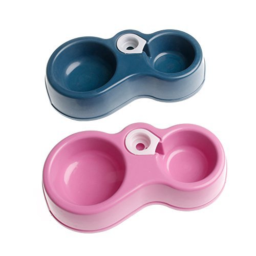 Delight eShop Cat Dog Cute Pet Puppy Cat Automatic Water Dispenser Food Dish Bowl Feeder New