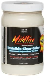 Wildfire Invisible Blue Clear Black Light Paint, 32 Ounce Bottle
