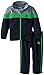 adidas Baby Boys' Tricot Zip Up Jacket and Pant Set, Black Onix, 12 Months