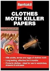 Rentokil Clothes Moth Killer Papers Pack of 10 view 4