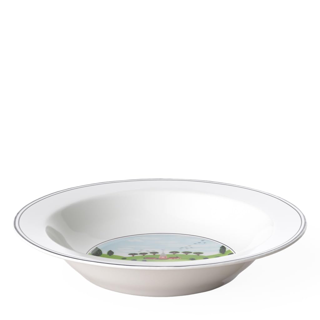 Villeroy & Boch Design Naif Salad Bowl-Meeting, Premium Porcelain, White/Colourful