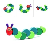 LBgrandspec Learning & Education Early Childhood Education Toys Colorful Wooden Hungry Twist Caterpillar Baby Children Gift Educational ToyRepair Tool