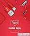 Lightning Cable for iPhone 3Pack 5ft/1.5M Charger Cable Nylon Braided For Lightning to USB iPhone Charger Cable for iPhone X/8/8 Plus/7/7 Plus/6/6 Plus/iPad Mini Air Pro, iPod And More Red