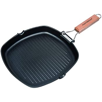 MasterPan MP-139 Non-Stick Grill Pan Wooden, 8