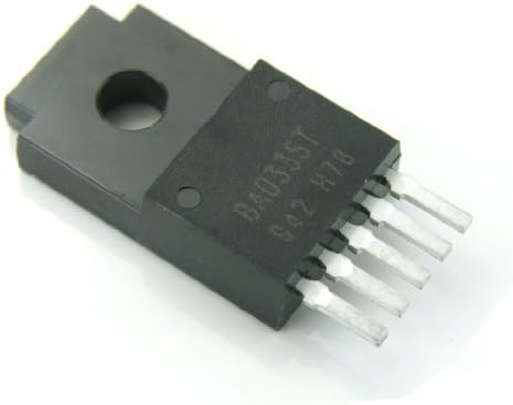 12pcs Rohm LDO Positive Voltage Regulator 3.3V 1A (5-PIN +TAB) TO-220FP BA033ST
