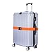 BlueCosto Luggage Straps Suitcase Baggage Carry-on Bag Belt - 2-Pack, Orange