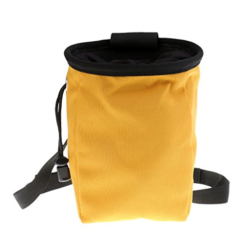 image for D DOLITY Rock Climbing Chalk Bag Leakage-proof Drawstring Bag with Adj
