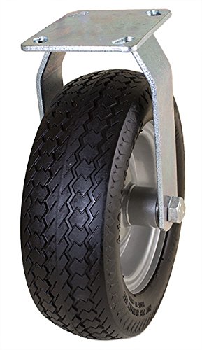 Marathon 10" rigid caster with flat free tire