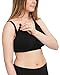 Kindred Bravely Sublime Seamless & Wireless Nursing Bra, Maternity & Postpartum for F,G,H,I Cup (Black, X-Large-Busty)