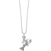 Boma Jewelry Sterling Silver Crawfish Lobster Necklace, 18 Inches