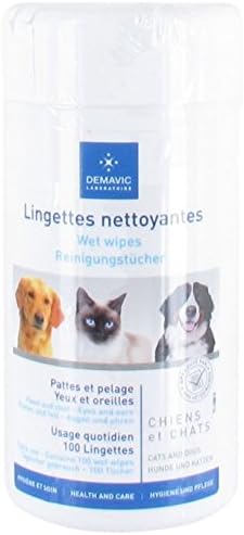 Demavic Pack De 100 Lingettes Nettoyantes Pour Chien Chat Amazon Fr Animalerie