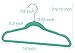 TQVAI 50 Pack Kid Velvet Clothes Hangers Non Slip Space Saver, Mint Green