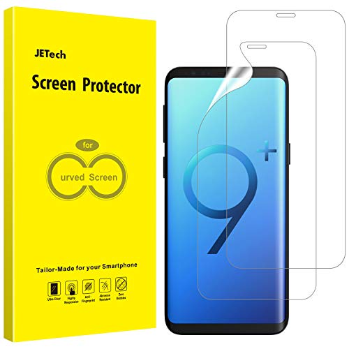 JETech Screen Protector for Samsung Galaxy S9 Plus S9+ (NOT for S9), TPU Ultra HD Film, Case Friendly, 2-Pack