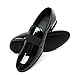 New Men's Black Patent Leather Tuxedo Slip on Dress Shoes by Azar