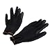 Safety Work Gloves, Polyurethane/Nylon Palm Coated Glove Garden Builders Black (Set of 12 Pairs) (Large)