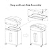 Bonsaii 16-Sheet Micro-Cut Paper and Credit Card Shredder, 20 Minutes Running Time, 60 dB Low Operation Noise, 6.6 Gallons Basket and 4 Casters (C222-B)